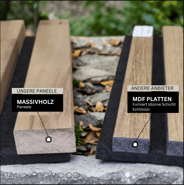 Massivholz vs. MDF: Der ehrliche Vergleich bei Akustikpaneelen aus Holz