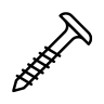 Montage Schraube von Akustikpaneele