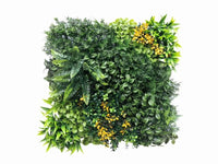 Kunstpflanze – Farn Pflanzenwand 50x50 cm, Wanddekoration für Innenräume