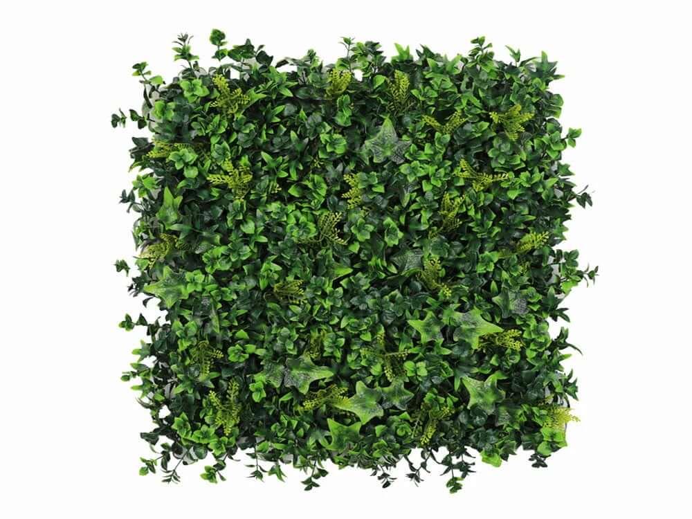 Kunstpflanze – Farn Pflanzenwand 50x50 cm, Wanddekoration für Innenräume