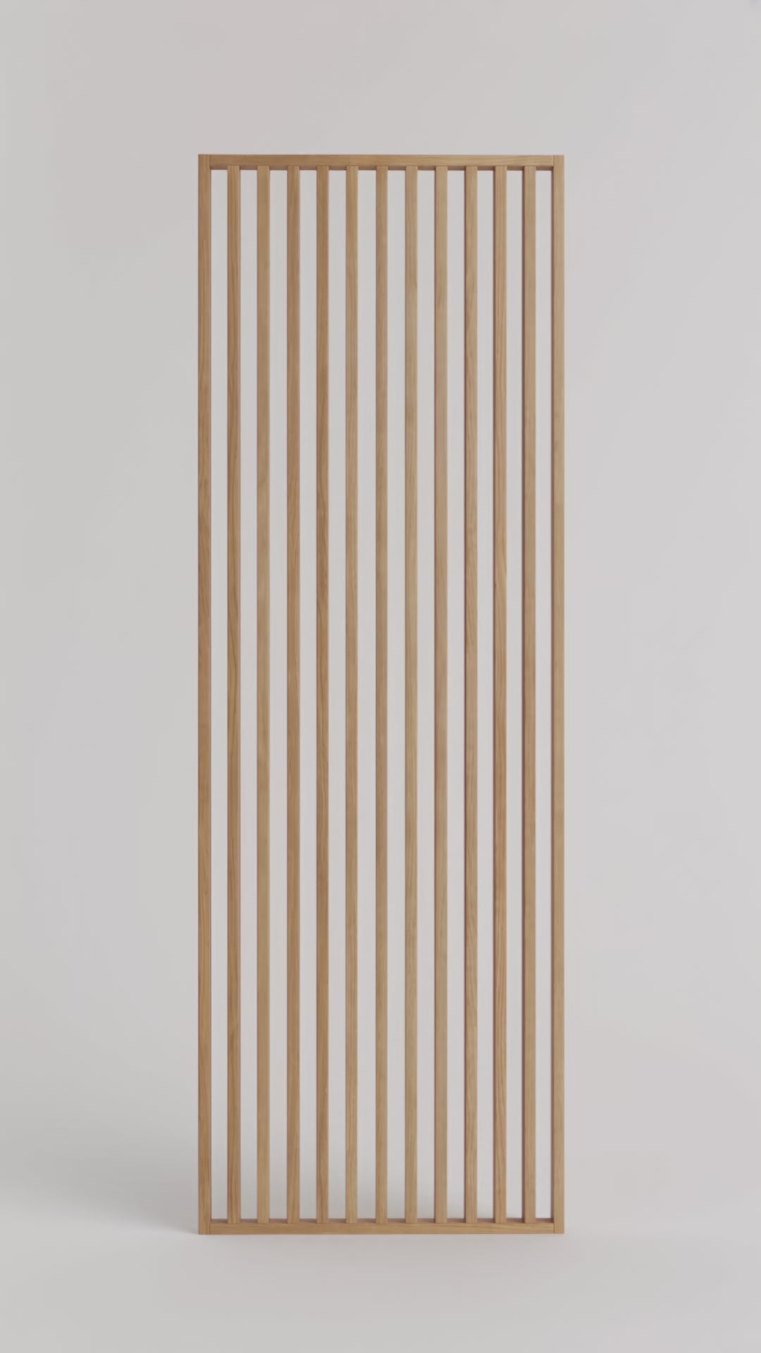 Architektur-Raumteiler aus massiver Eiche
